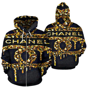 Chanel Designer Inspired Gold Hoodie – Designer Look Clothing, Designer  Match Clothing